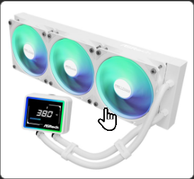 Vodeno hlađenje ASRock Challenger White 360 Digital