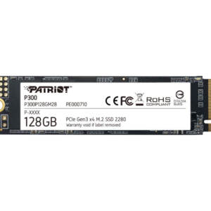SSD Patriot P300, 128GB, M.2 NVMe PCIe Gen3